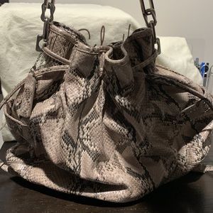 Cole Haan Drawstring Leather Purse & Dust Bag